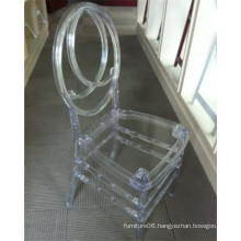 Clear Crystal Plastic Phoenix Chair for Banquet